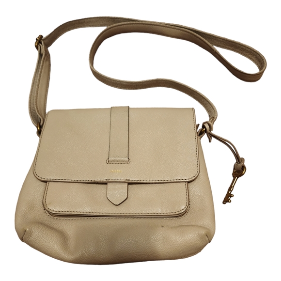 Fossil Handbags - Fossil Genuine Leather Crossbody Bag